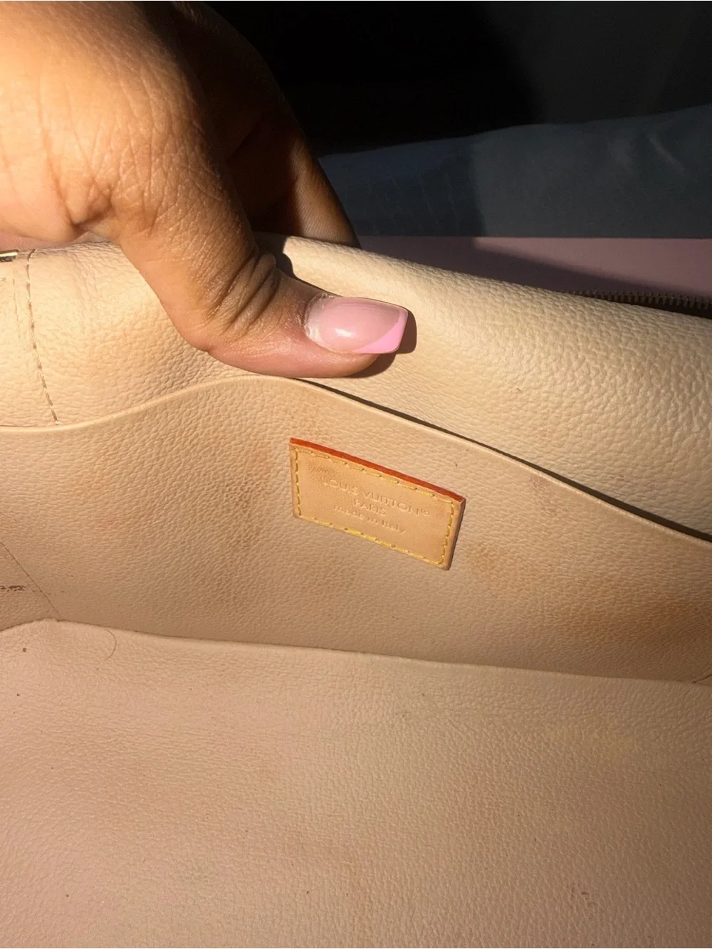 Louis Vuitton Monogram Cosmetic Case in Brown and Tan